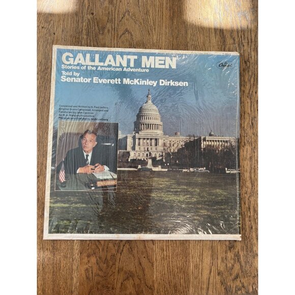 Gallant Men Stories of the American Adventure Vinyl Record T-2643 Album - Picture 1 of 5